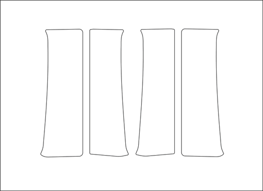 Toyota Tacoma Window Pillar Kit