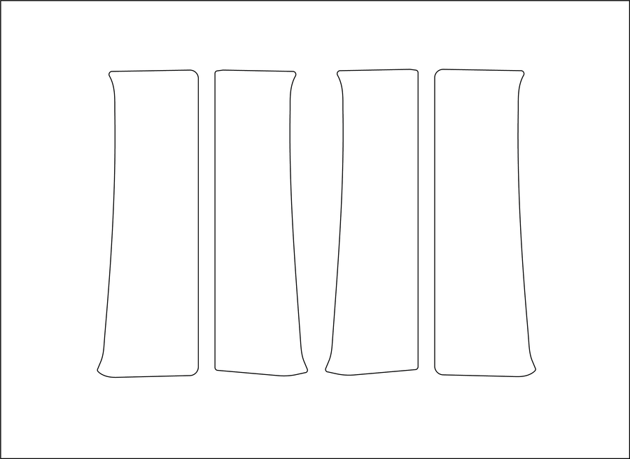 Toyota Tacoma Window Pillar Kit