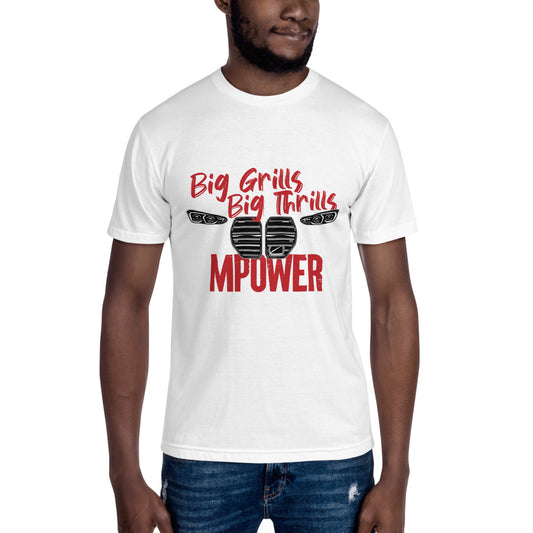 Big Grills (White) - Unisex Crew Neck Tee
