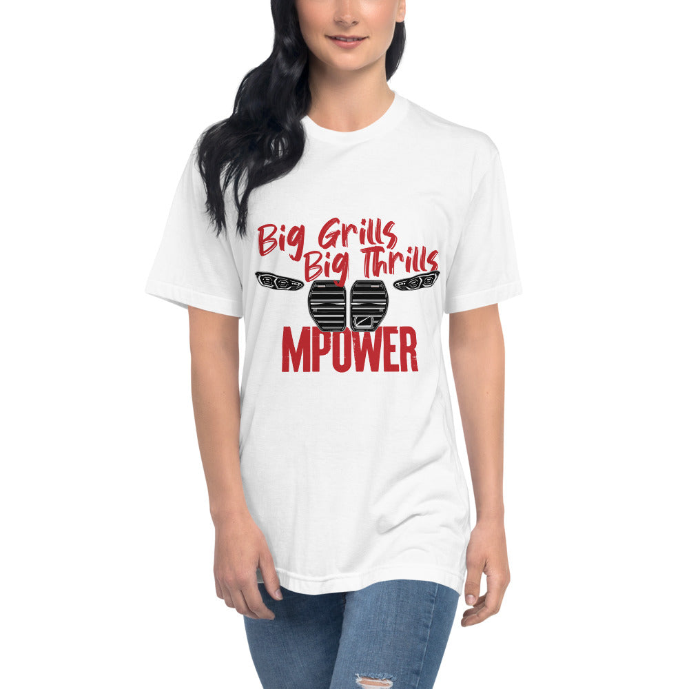 Big Grills (White) - Unisex Crew Neck Tee