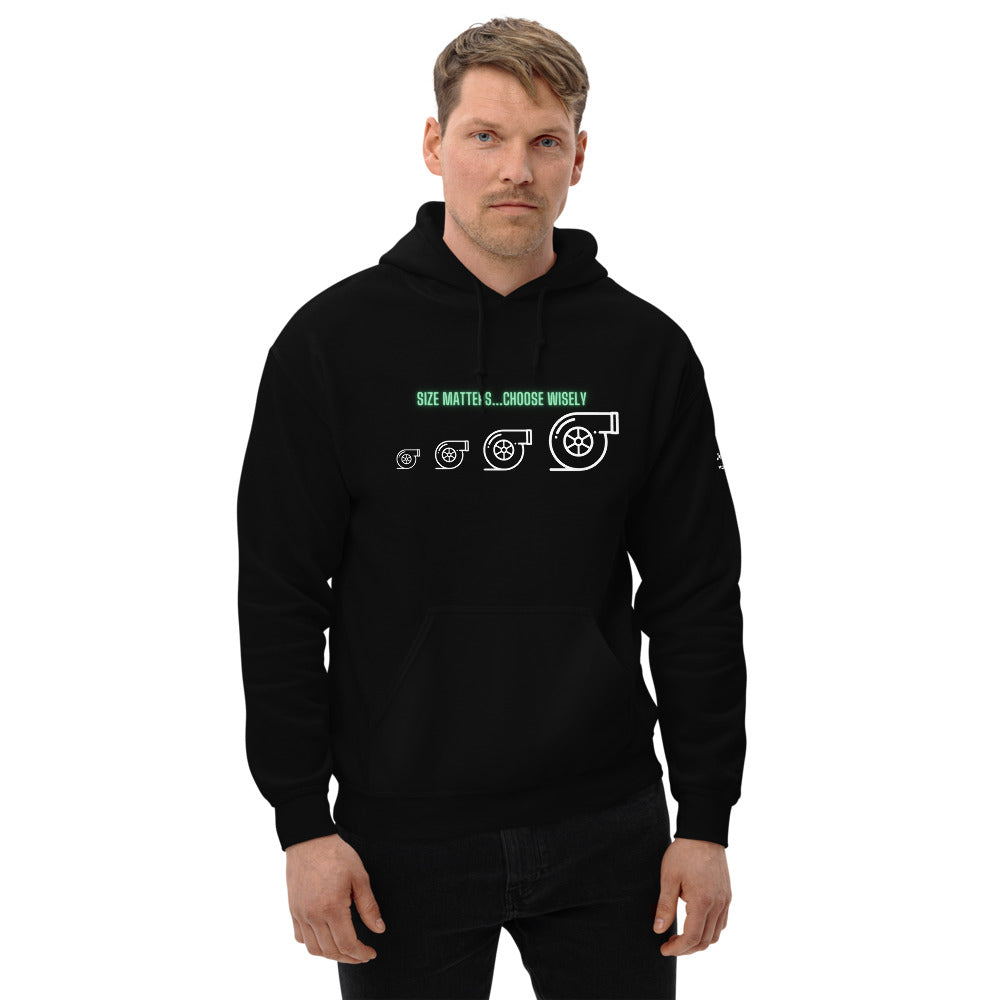 Size Matters...Choose Wisely Unisex Hoodie