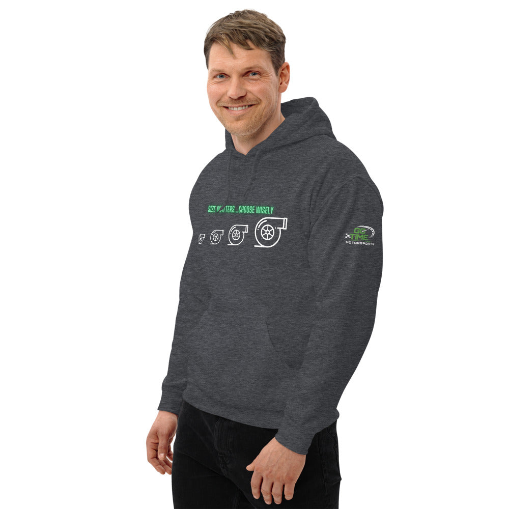 Size Matters...Choose Wisely Unisex Hoodie