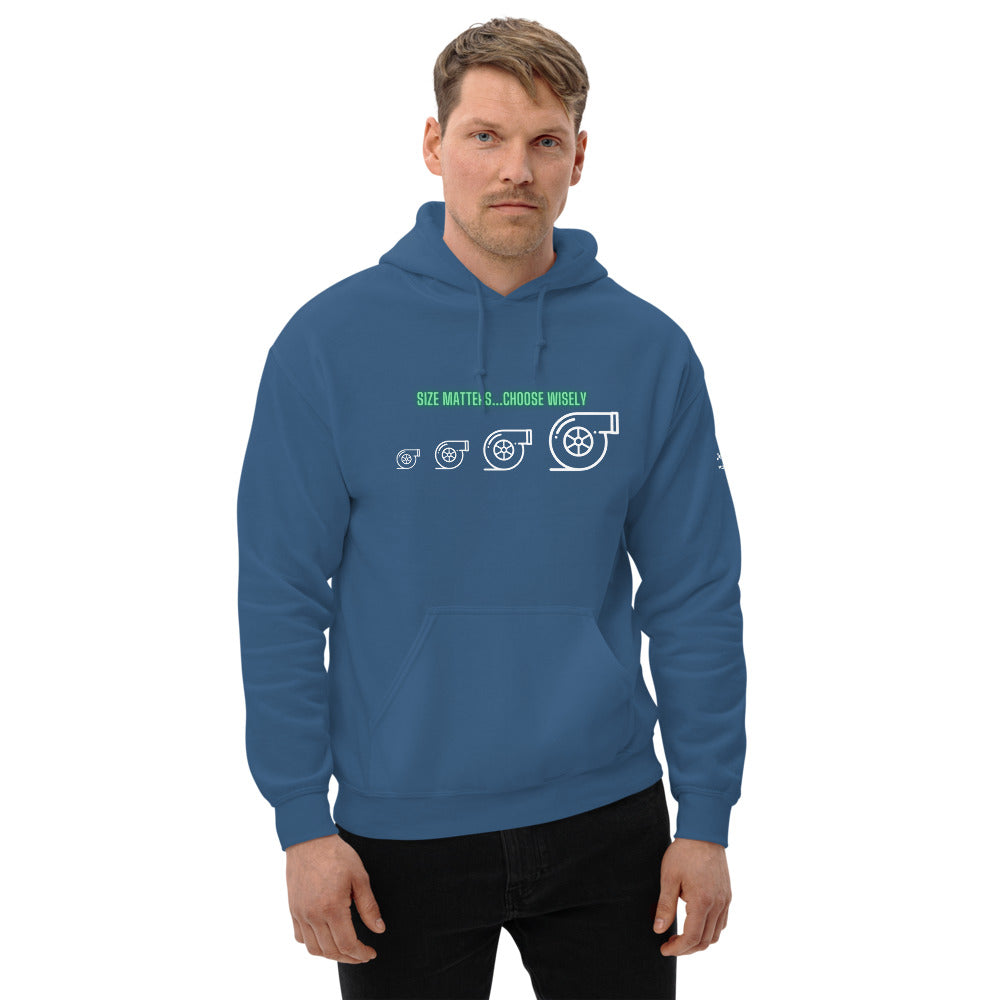 Size Matters...Choose Wisely Unisex Hoodie