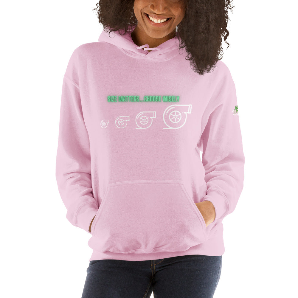 Size Matters...Choose Wisely Unisex Hoodie
