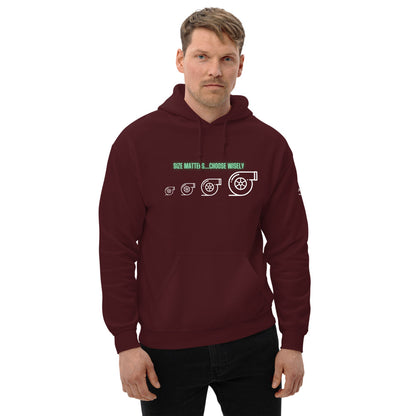 Size Matters...Choose Wisely Unisex Hoodie
