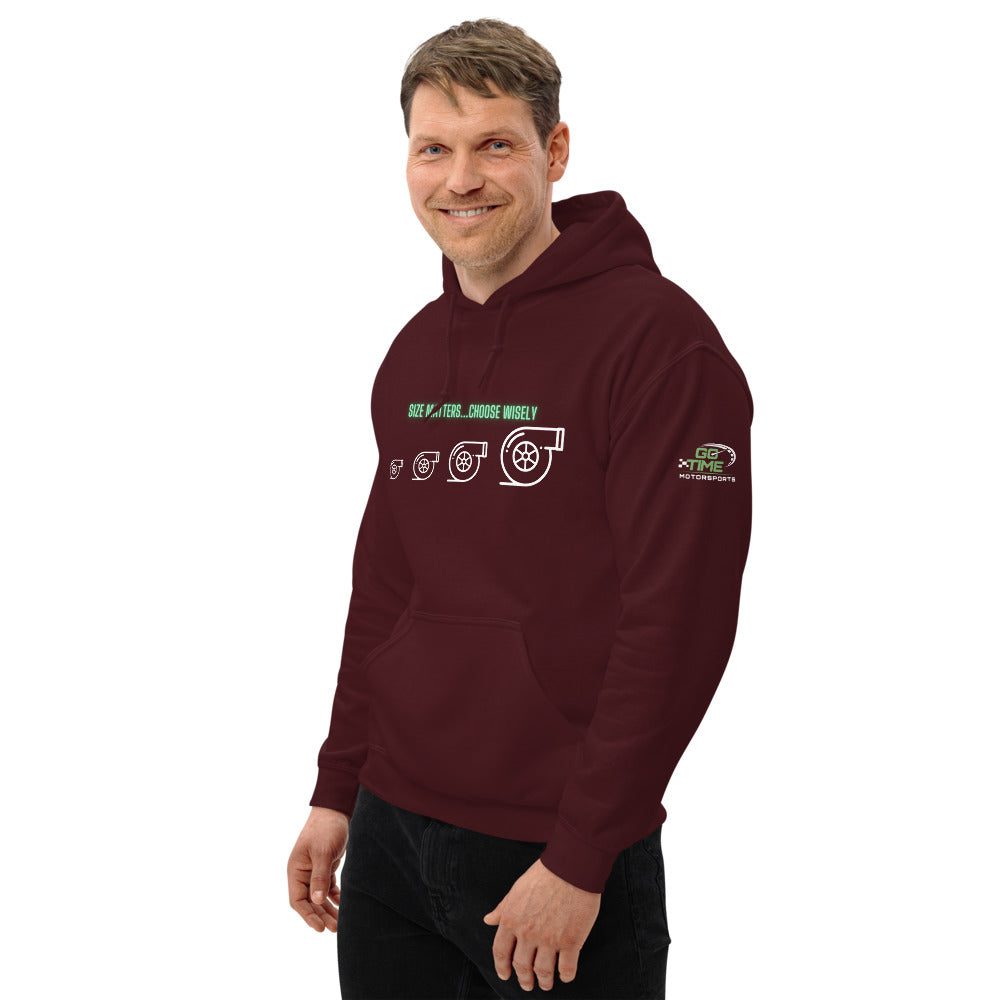 Size Matters...Choose Wisely Unisex Hoodie