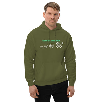 Size Matters...Choose Wisely Unisex Hoodie