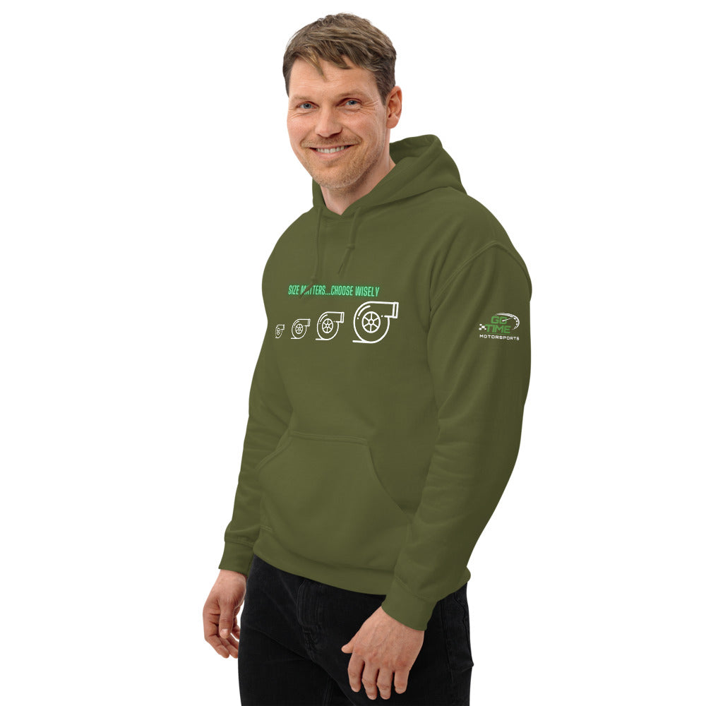 Size Matters...Choose Wisely Unisex Hoodie