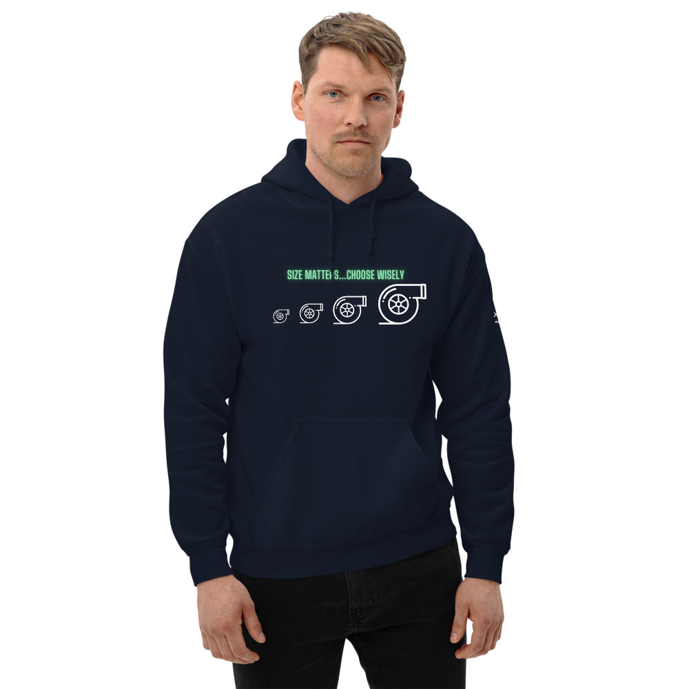 Size Matters...Choose Wisely Unisex Hoodie