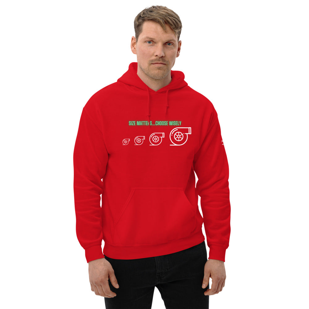 Size Matters...Choose Wisely Unisex Hoodie