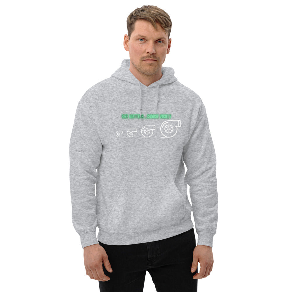 Size Matters...Choose Wisely Unisex Hoodie