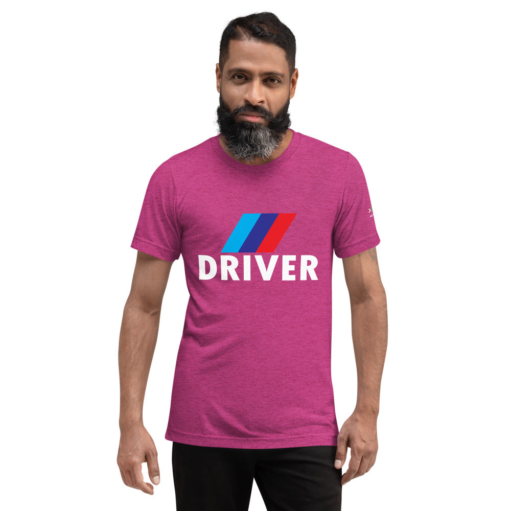 Motorsport Driver Unisex Triblend Shirt - White
