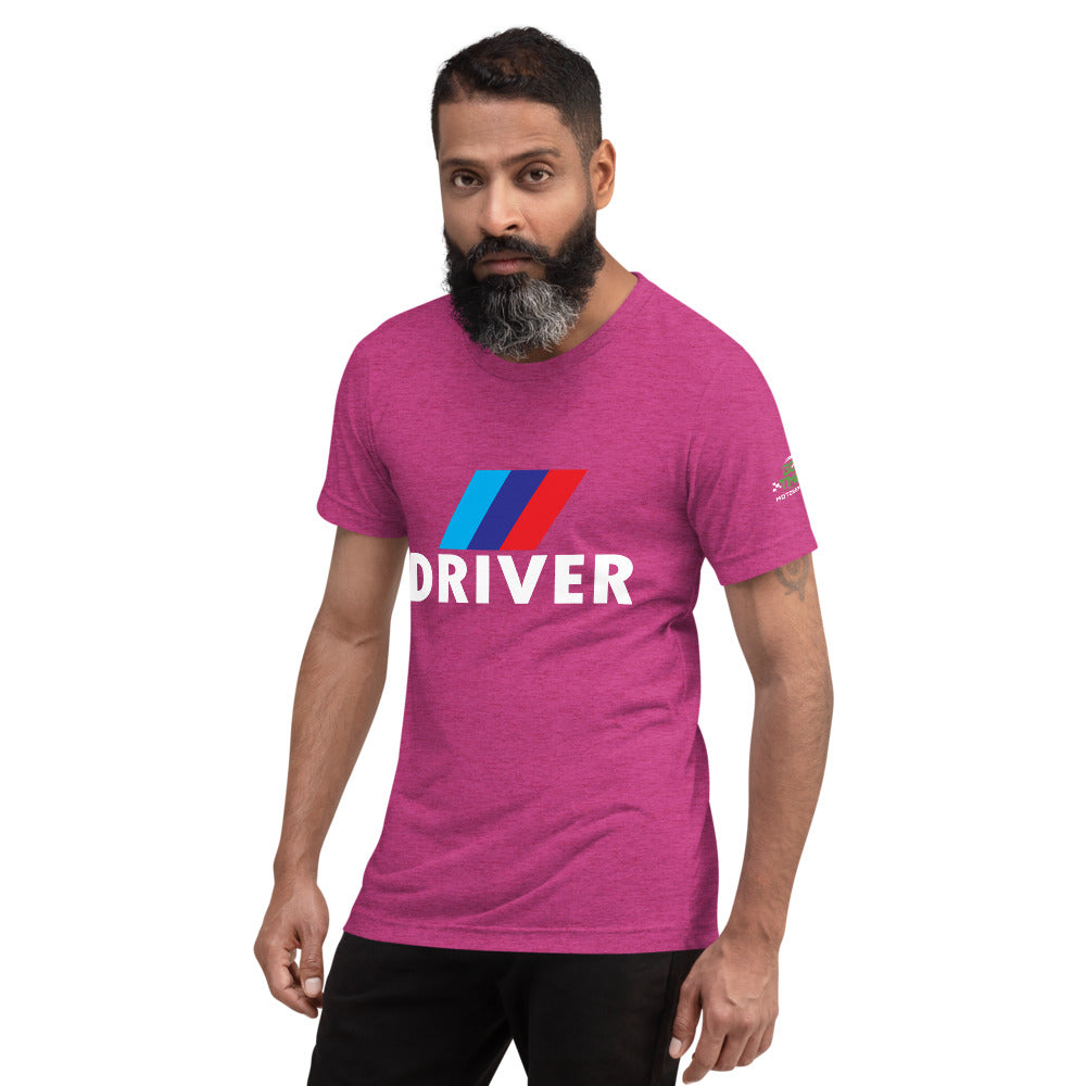 Motorsport Driver Unisex Triblend Shirt - White