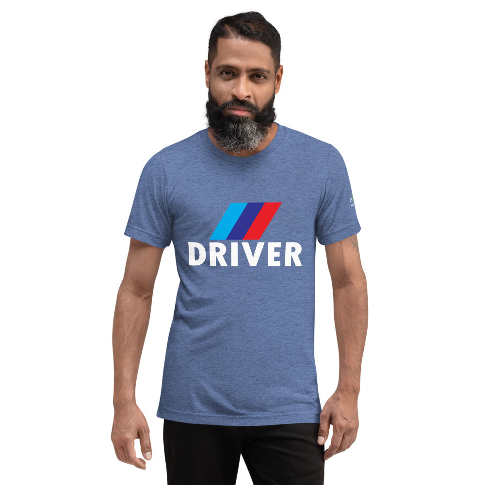 Motorsport Driver Unisex Triblend Shirt - White