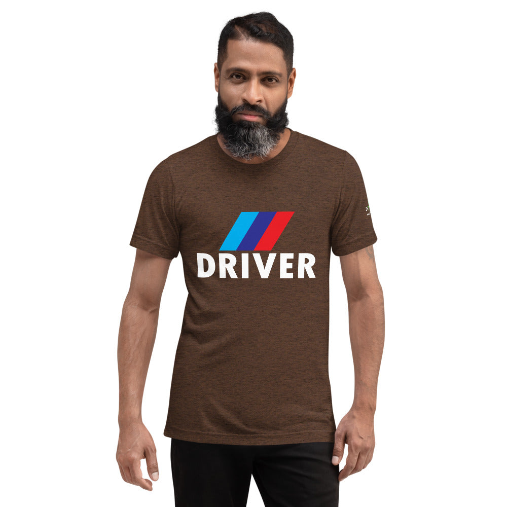 Motorsport Driver Unisex Triblend Shirt - White