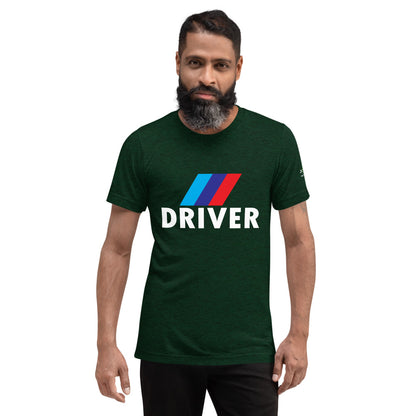 Motorsport Driver Unisex Triblend Shirt - White