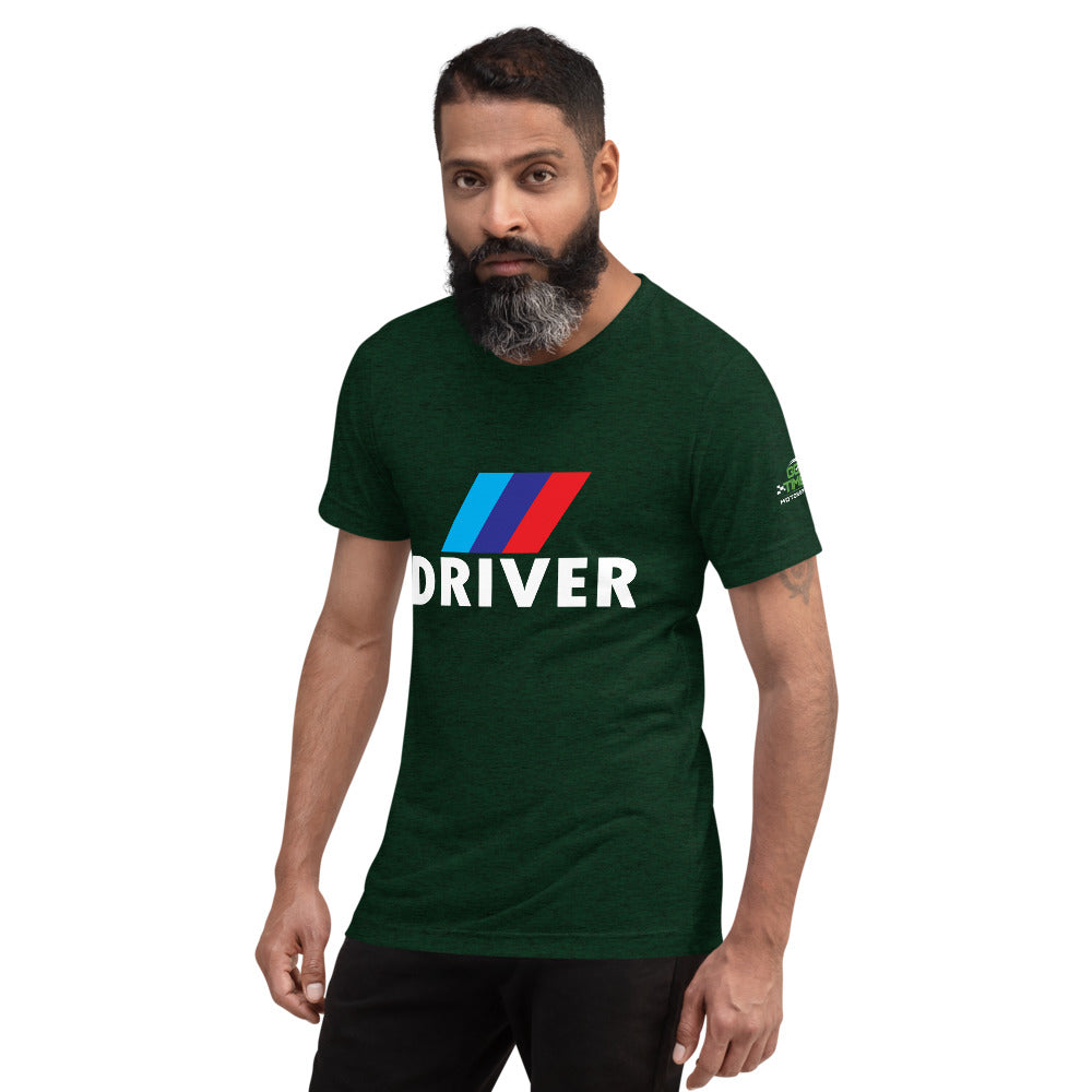 Motorsport Driver Unisex Triblend Shirt - White
