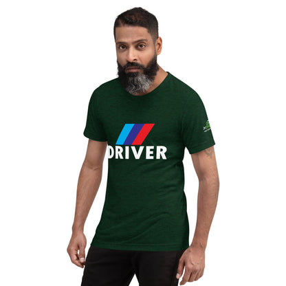 Motorsport Driver Unisex Triblend Shirt - White
