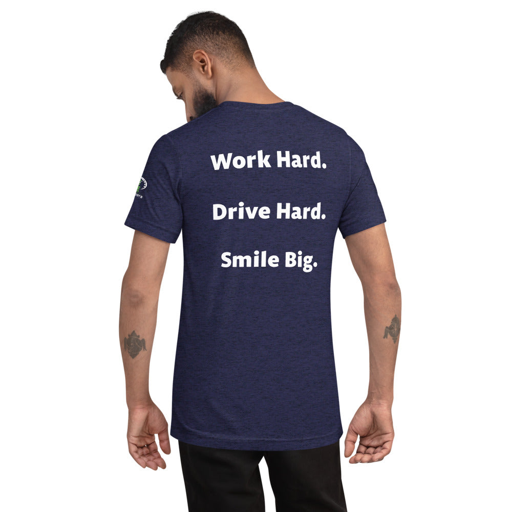 Motorsport Driver Unisex Triblend Shirt - White