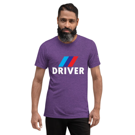 Motorsport Driver Unisex Triblend Shirt - White