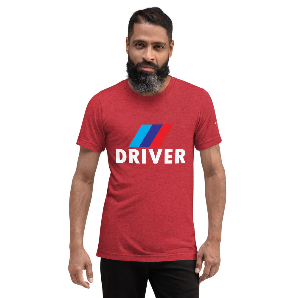 Motorsport Driver Unisex Triblend Shirt - White