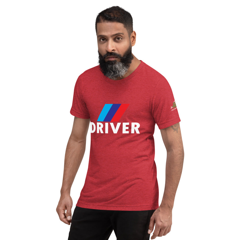 Motorsport Driver Unisex Triblend Shirt - White