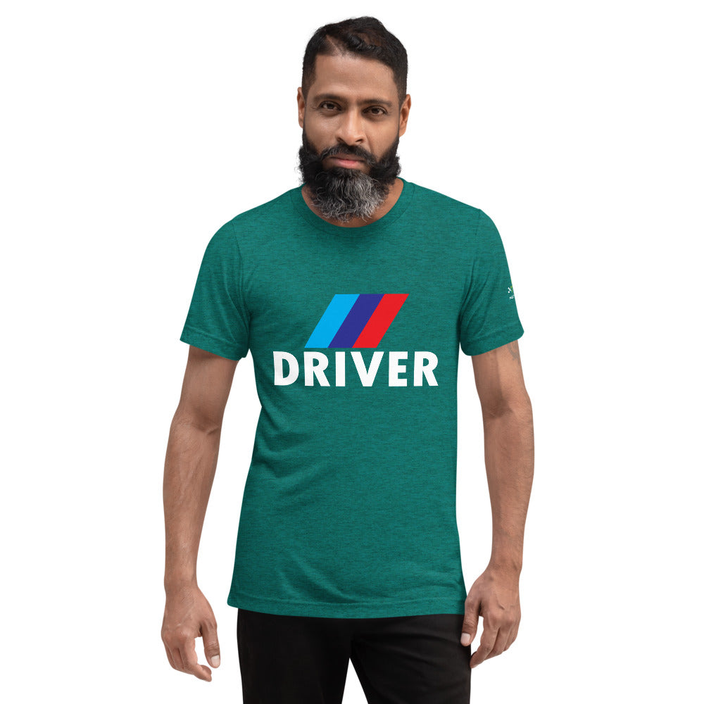 Motorsport Driver Unisex Triblend Shirt - White