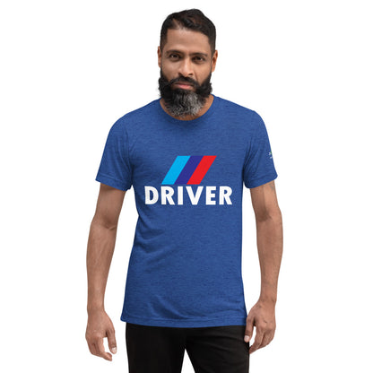 Motorsport Driver Unisex Triblend Shirt - White