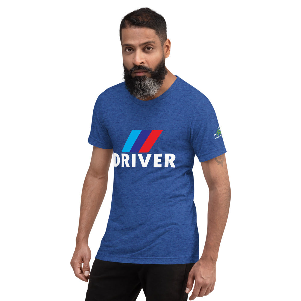 Motorsport Driver Unisex Triblend Shirt - White