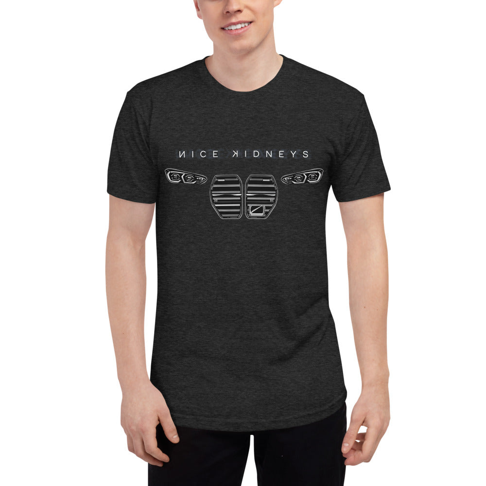 Nice Kidneys Unisex Tri-Blend Track Shirt