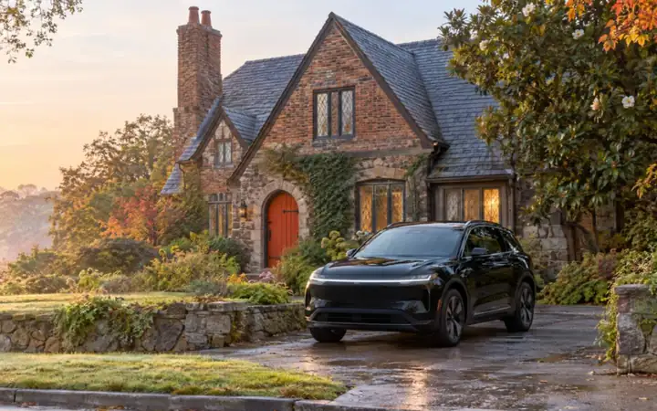 The driver's seat of the Model Y